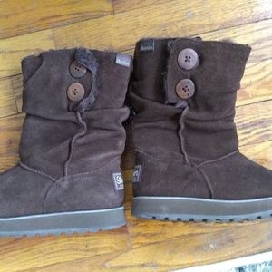 Suede Skechers Boots